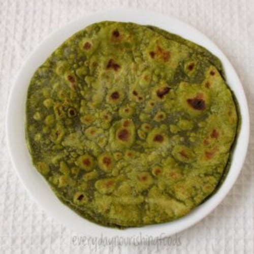 Spinach Paratha.
