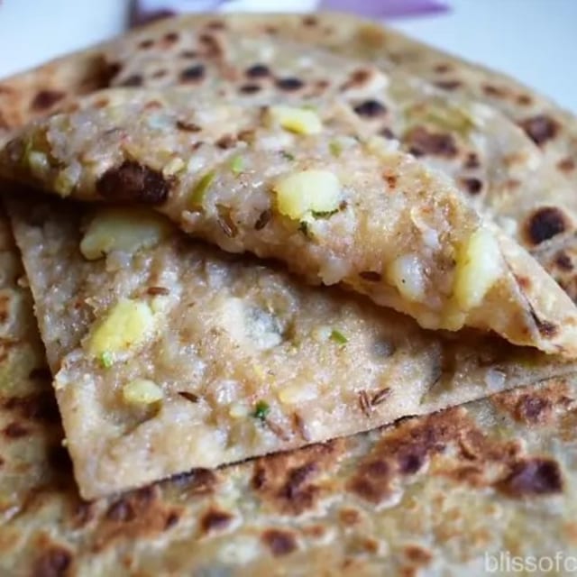 Aloo Pyaz Paratha.