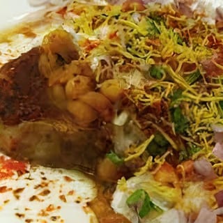Aloo Tikki with Chana